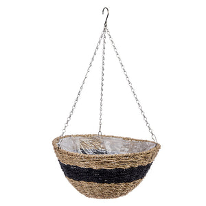 Smart Garden Kent Faux Rattan Hanging Basket (14-inch) image 1