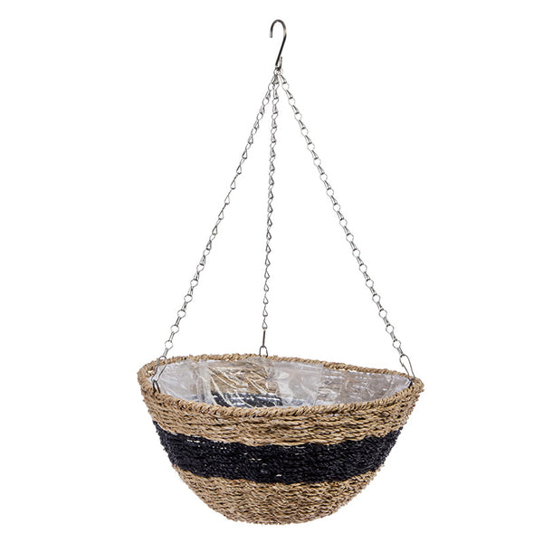 Smart Garden Kent Faux Rattan Hanging Basket (14-inch) image 1