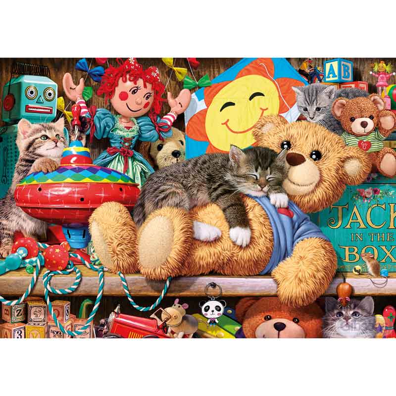 Gibsons Snoozing on the Ted 250 XL Piece Jigsaw Puzzle image 0