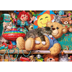 Gibsons Snoozing on the Ted 250 XL Piece Jigsaw Puzzle image 0
