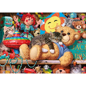 Gibsons Snoozing on the Ted 250 XL Piece Jigsaw Puzzle image 0