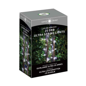 Smart Solar Super Bright 25 Orb Ultra String Lights image 3