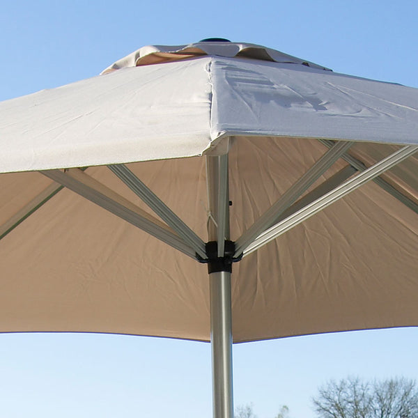 Bramblecrest Monte Carlo 6 Seat Garden Dining Set with Round Table, Parasol & Base image 3