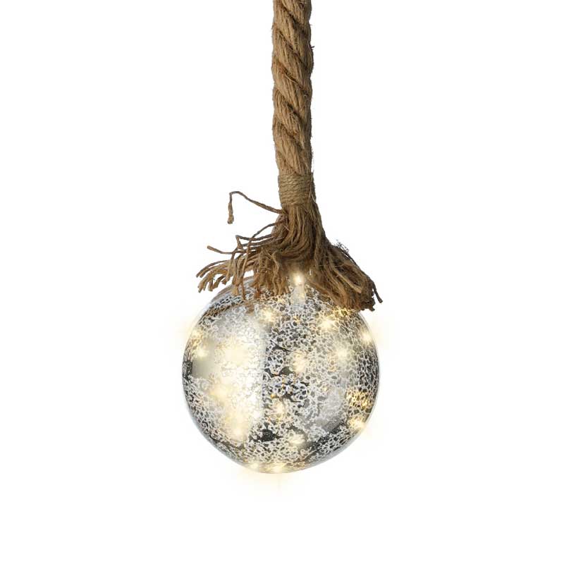 Lumineo Micro LED Hanging Glass Ball image 0