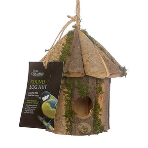 Tom Chambers Round Log Hut Nest Box image 1