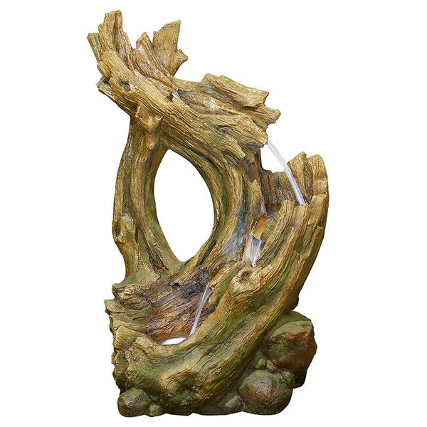Easy Fountain Knotted Willow Falls Water Feature with LED Lights image 3
