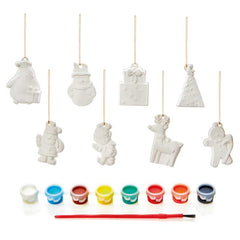 Premier Paint Your Own Christmas Decorations (Pack of 8) image 0