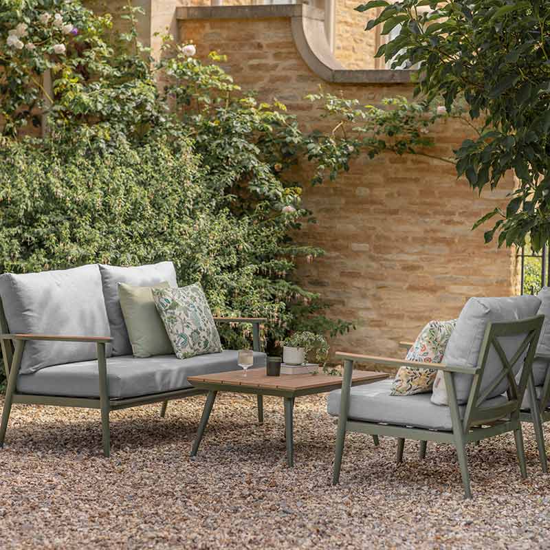 Bramblecrest RHS Wisley 2-Seat Sofa Lounge Set in Sage image 0