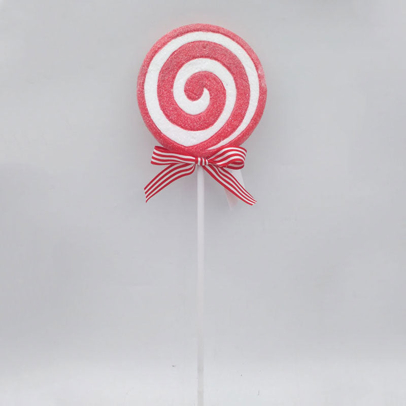 Festive Red & White Candy Cane Stem image 0