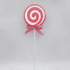 Festive Red & White Candy Cane Stem image 0
