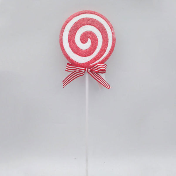 Festive Red & White Candy Cane Stem image 0