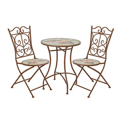 Aberdeen Mosaic Stone Bistro Set image 0