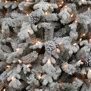 Puleo Balmoral Spruce Snowy Pre-Lit Christmas Tree - 6ft image 2