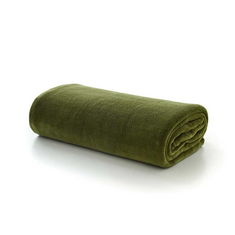 Deyongs Snuggle Touch Throw - Khaki image 0