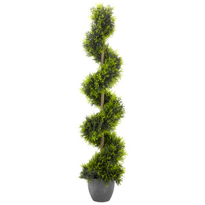 Smart Garden 120cm Artificial Topiary Cypress Twirl image 1