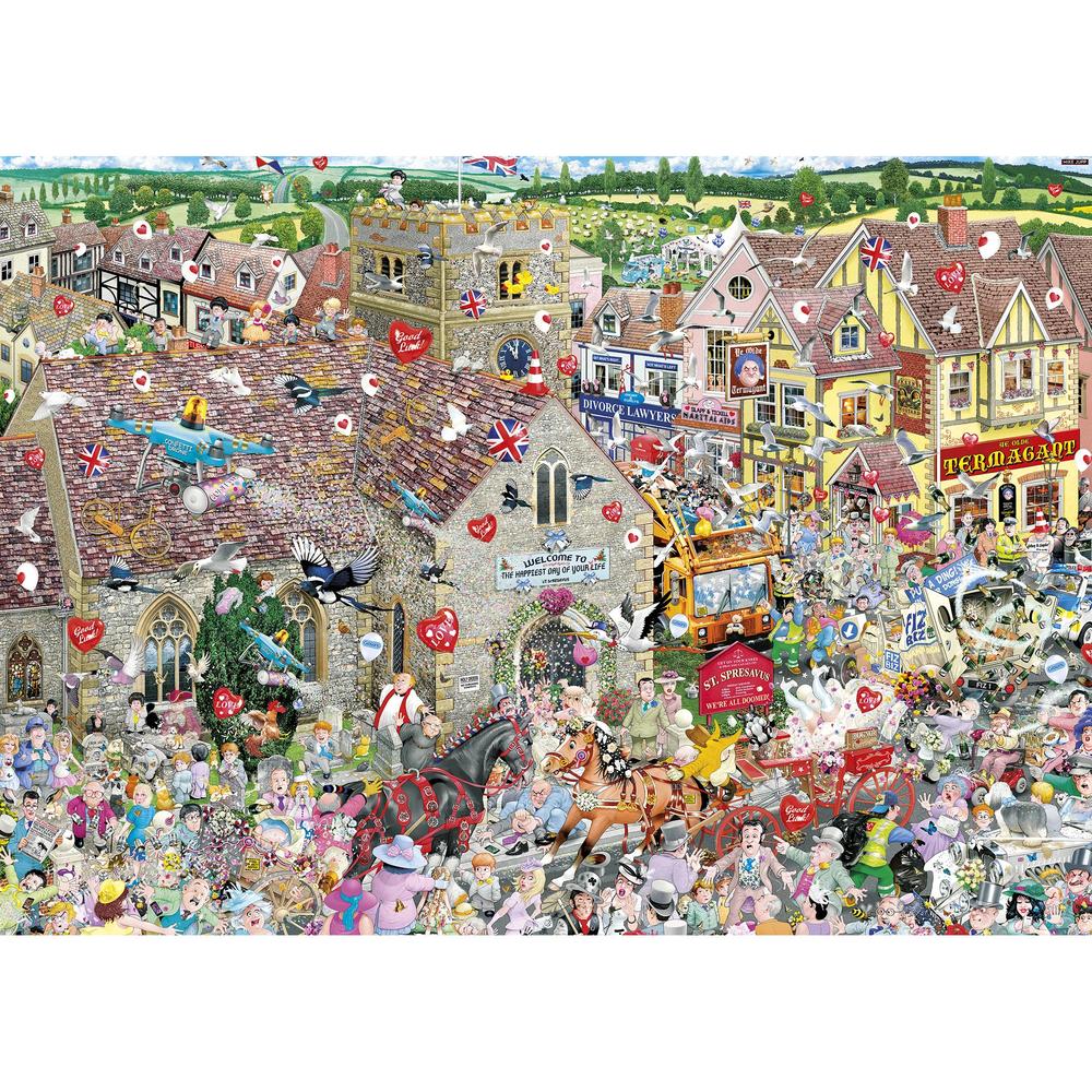 Gibsons I Love Weddings 1000 Piece Jigsaw Puzzle image 0