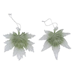 Gisela Graham Green Hanging Leaf (Assorted Designs) image 0