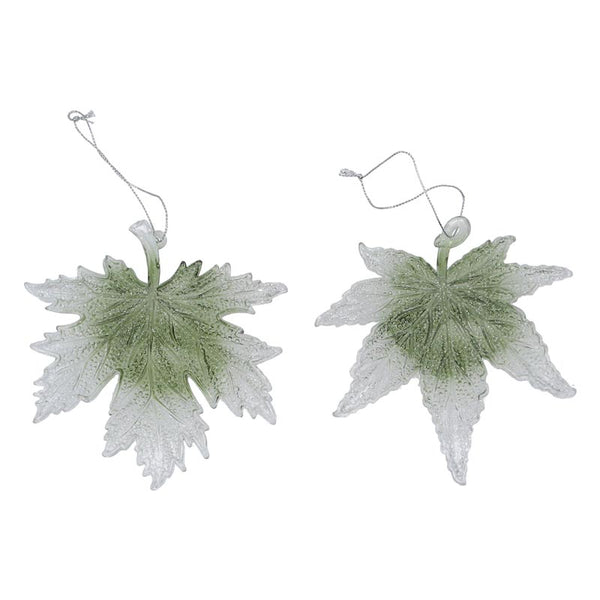 Gisela Graham Green Hanging Leaf (Assorted Designs) image 0