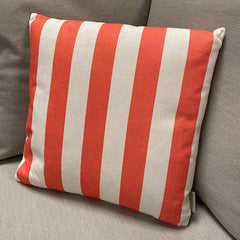 Bramblecrest Square Scatter Cushion, 45 x 45cm â€“ Burnt Orange Stripe image 0