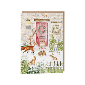 Wrendale Designs Christmas Cottage Advent Calendar Card image 0
