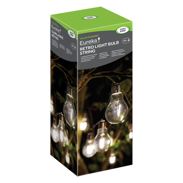 Smart Garden Eureka! Lightbulb Solar String Lights (10 bulbs) image 2