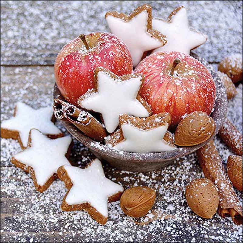 Ambiente Paper Napkins - Apples & Cookies (Pack of 20) image 0