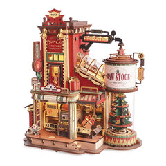 ROKR Dream Gift Factory 3D Puzzle Music Box image 0