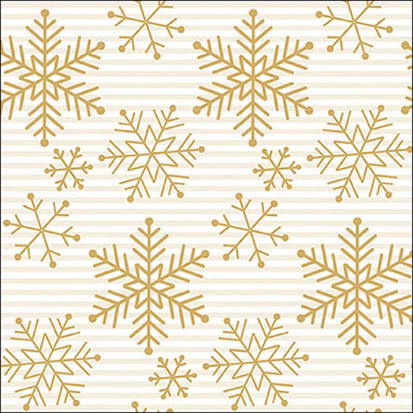 Ambiente Paper Napkins - Gold Falling Crystals (Pack of 20) image 0