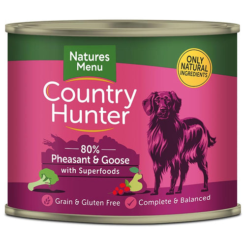 Natures Menu Country Hunter with Superfoods 600g Can - Pheasant & Goose image