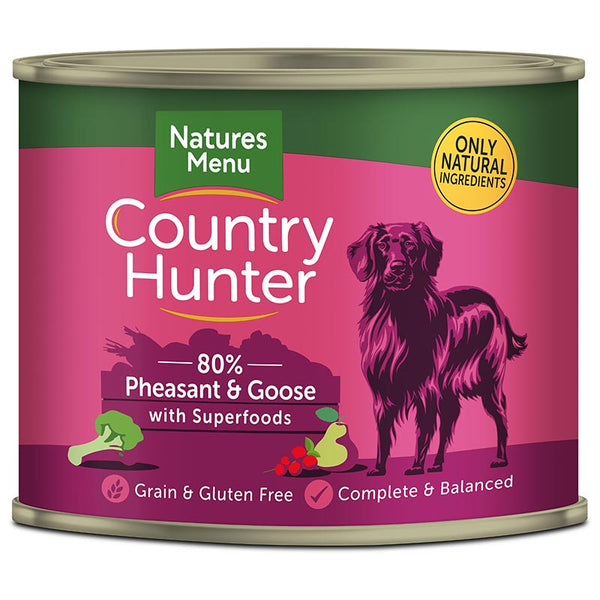Natures Menu Country Hunter with Superfoods 600g Can - Pheasant & Goose image