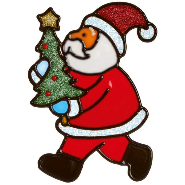 Premier Santa Window Sticker (Assorted Designs) image 2
