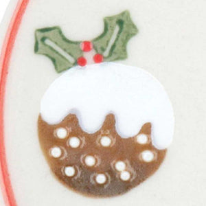 Gisela Graham Christmas Pudding Coaster image 1