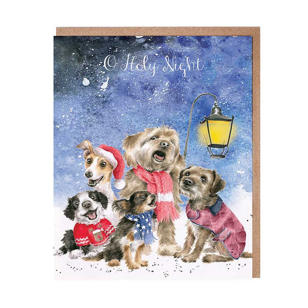 Wrendale Designs Notecard Pack - O Holy Night (Pack of 8) image 1