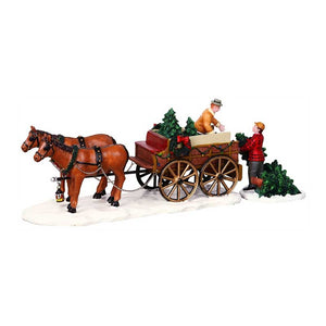 Lemax Christmas Tree Wagon (Set of 2) image 2