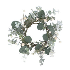 Gisela Graham Eucalyptus & White Berry Candle Ring image 0