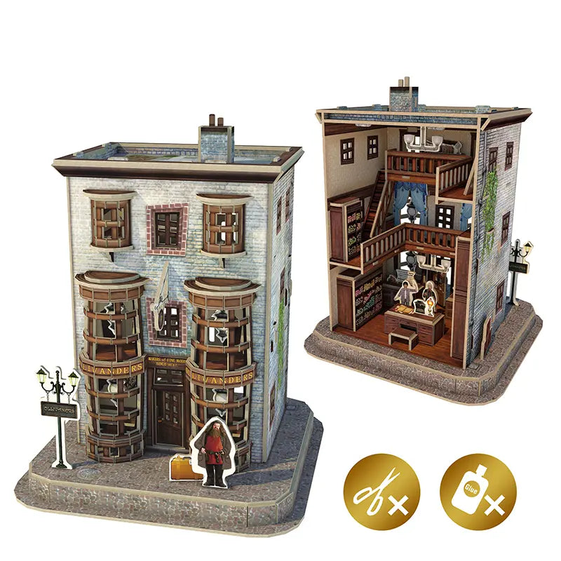 Harry Potter Diagon Alley Olivanders Wand Shop 3D Jigsaw Puzzle image 0
