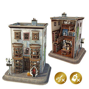 Harry Potter Diagon Alley Olivanders Wand Shop 3D Jigsaw Puzzle image 1