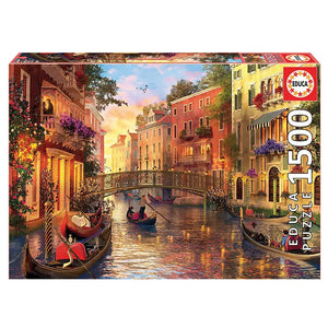 Sunset in Venice 1,500 Piece Jigsaw Puzzle image 0