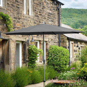 Platinum Riva 3.5m Round Crank Parasol – Anthracite image 2