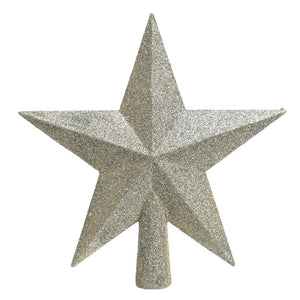 Decoris Shatterproof Star Tree Topper - Pearl image