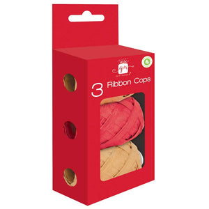 Gift Maker Kraft Ribbon Cops (Pack of 3) image 0