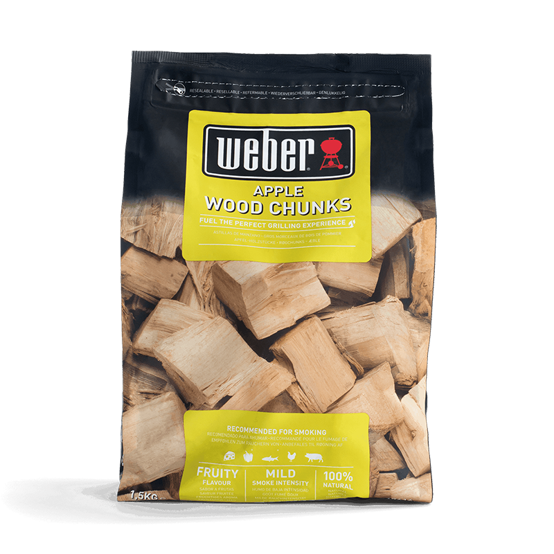 Weber Apple Wood Chunks (1.5 kg) image 0