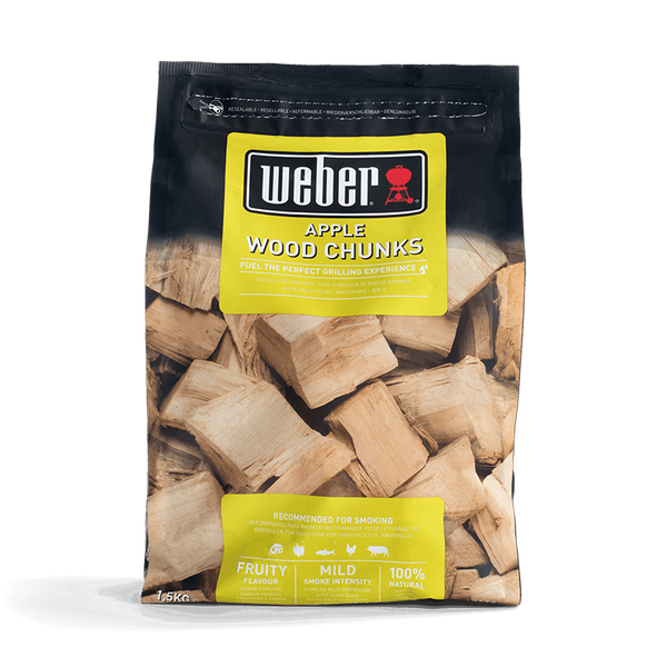 Weber Apple Wood Chunks (1.5 kg) image 0