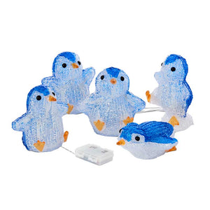 Three Kings InLit Ice Penguins (Set of 5) image 1
