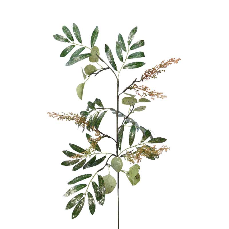 Everlands Green Leaf Spray (74cm) image 0