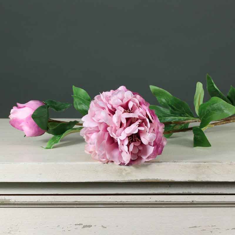 Tintagel Lavender Peony Spray (85cm) image 0