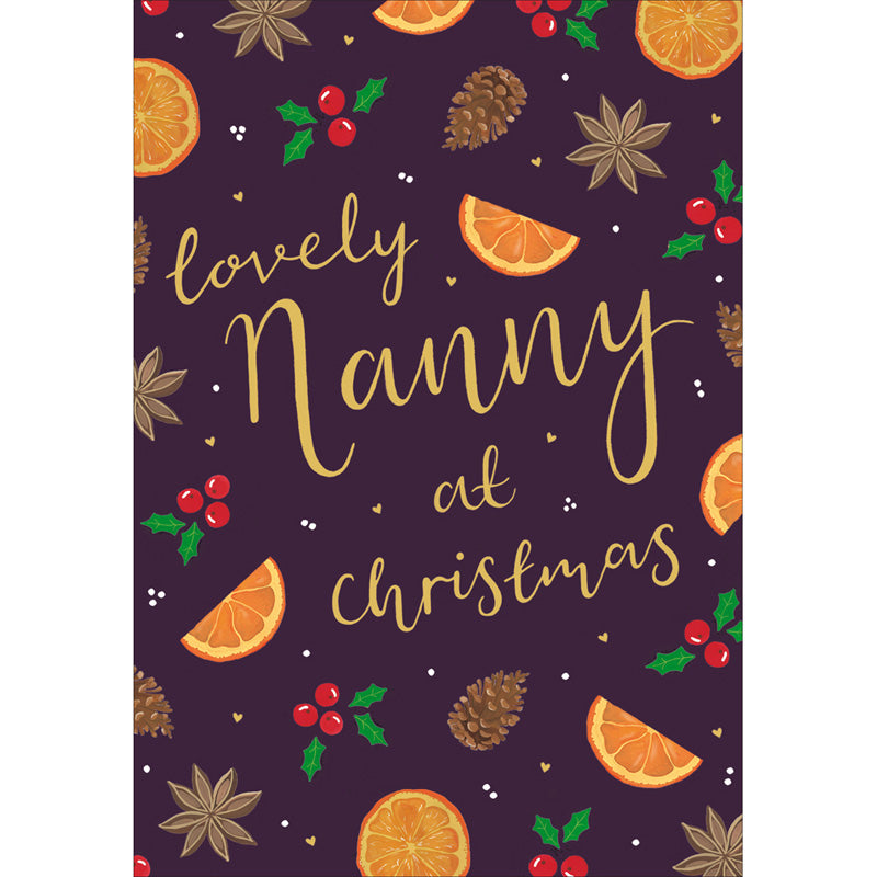 Woodmansterne Lovely Nanny Christmas Card image 0