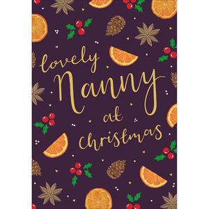 Woodmansterne Lovely Nanny Christmas Card image 0