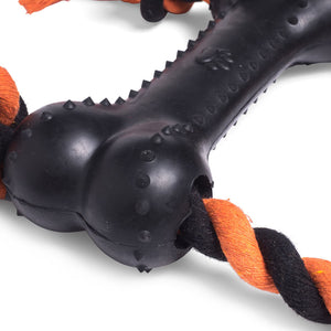 Petface Seriously Strong Rubber Bone Tugger Dog Toy image 4
