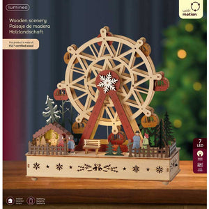 Lumineo LED Plywood Ferris Wheel Scene image 1